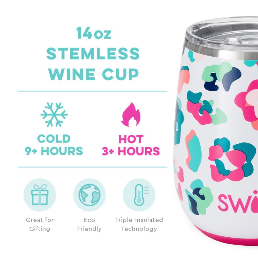 Swig Life Party Animal Stemless Wine Cup (14Oz) | Wine + Cocktails