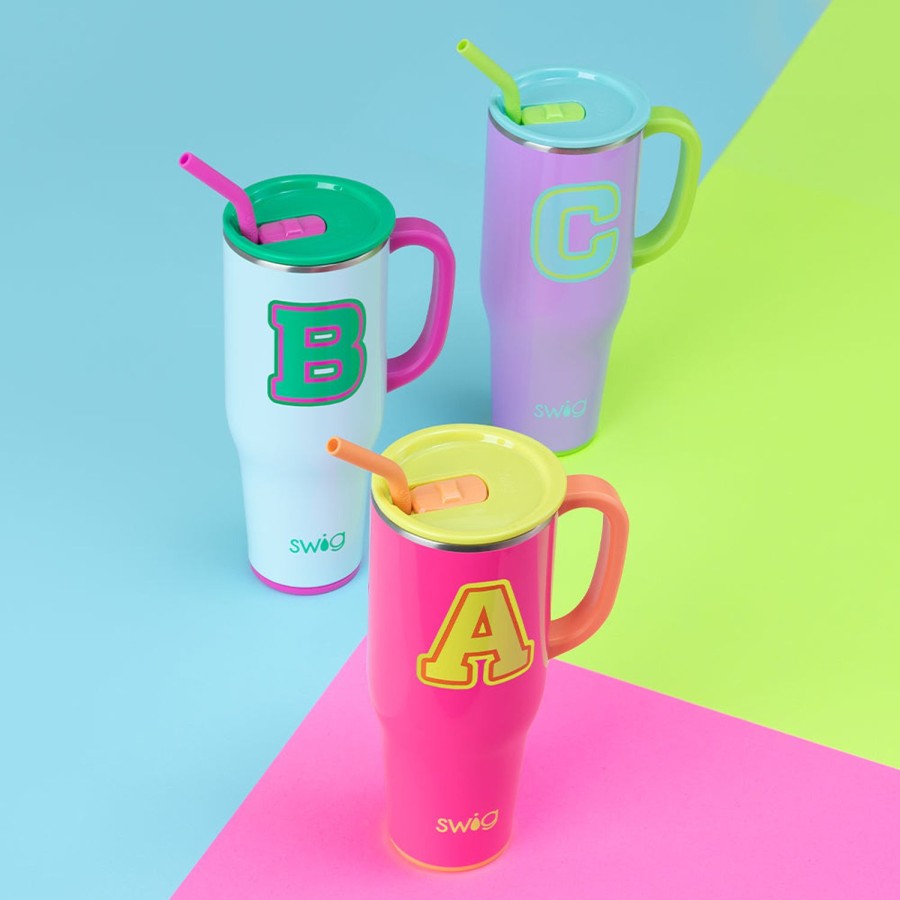 Swig Life Ultra Violet Initial M Mega Mug (40Oz) | Mega Mugs