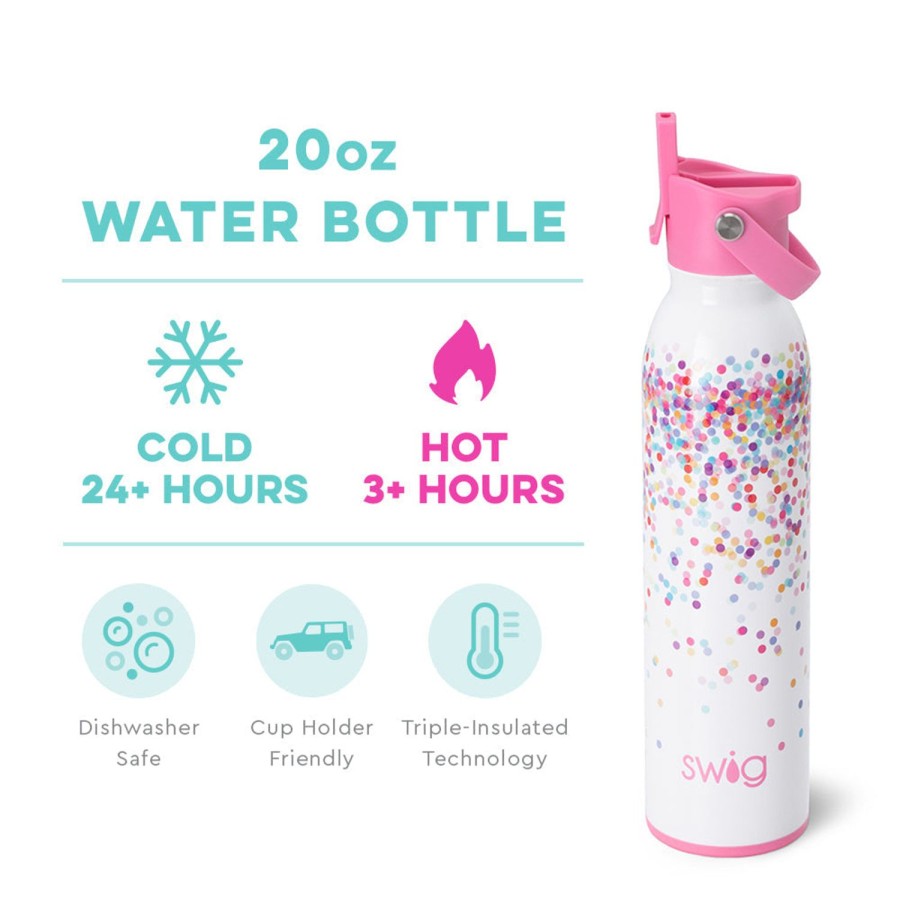 Swig Life Confetti Flip + Sip Bottle (20Oz) | Water Bottles