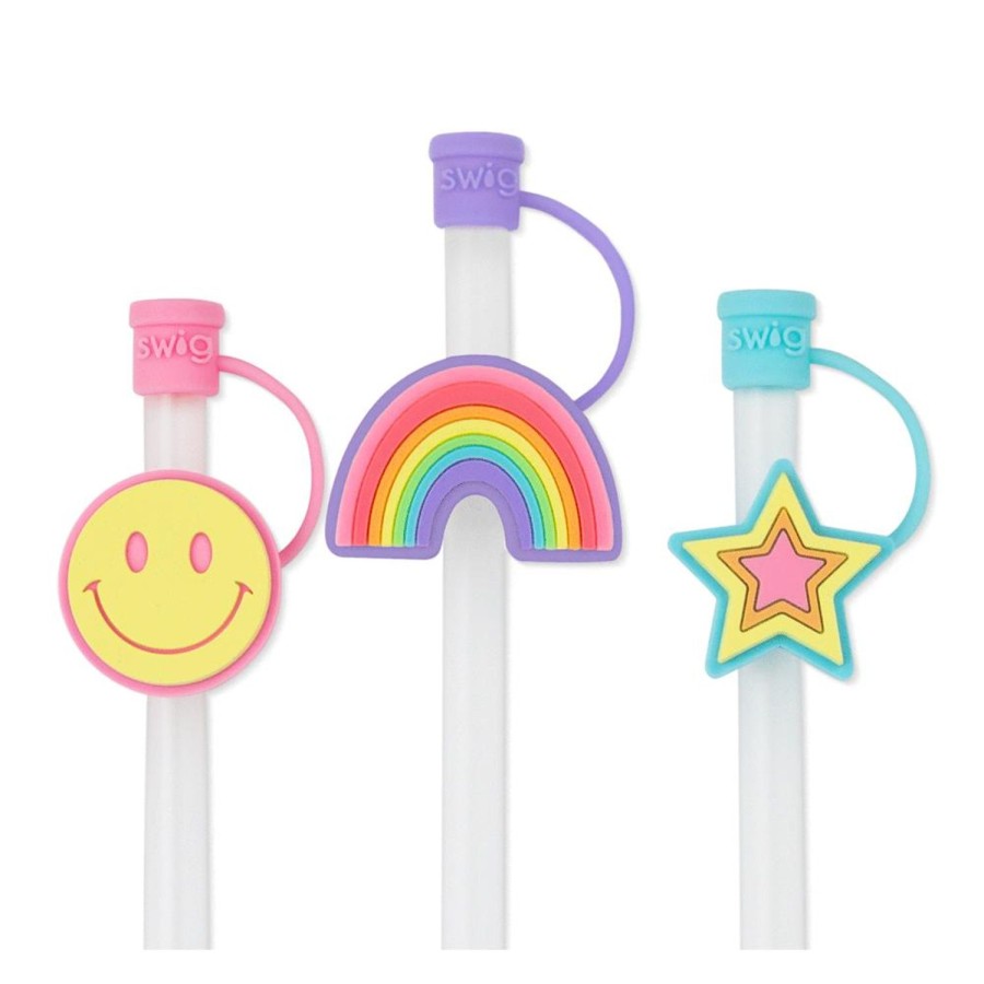 Swig Life Oh Happy Day Straw Topper Set Eta: Late May | Lids, Straws + More