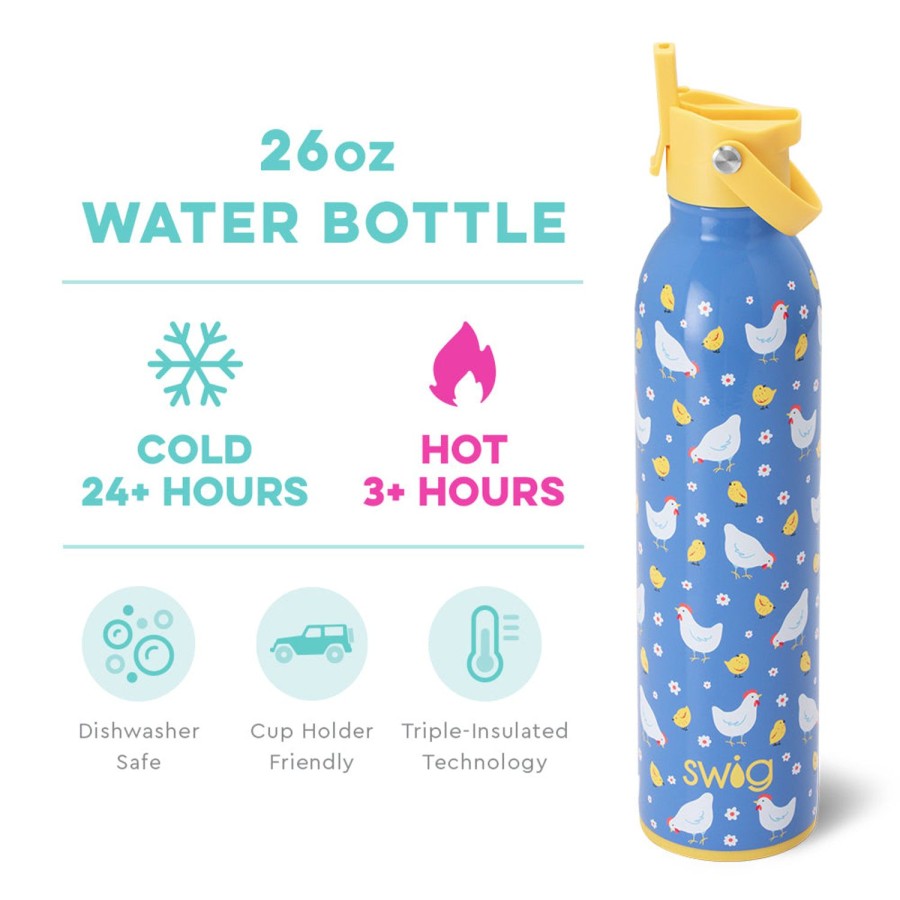 Swig Life Chicks Dig It Flip + Sip Bottle (26Oz) | Water Bottles