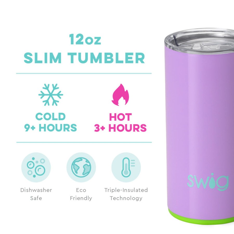 Swig Life Ultra Violet Slim Tumbler (12Oz) | Tumblers