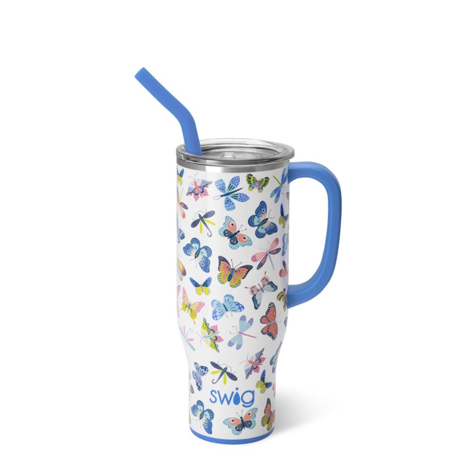 Swig Life Butterfly Bliss Mega Mug (30Oz) | Tumblers