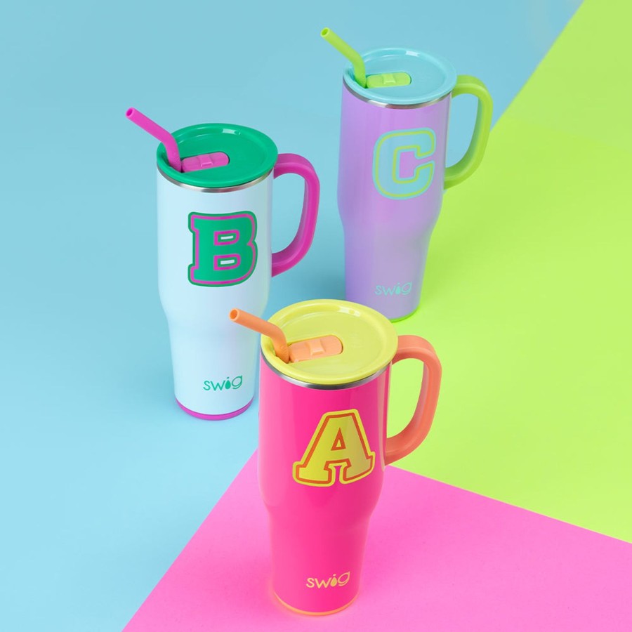 Swig Life Ultra Violet Initial J Mega Mug (40Oz) | Tumblers