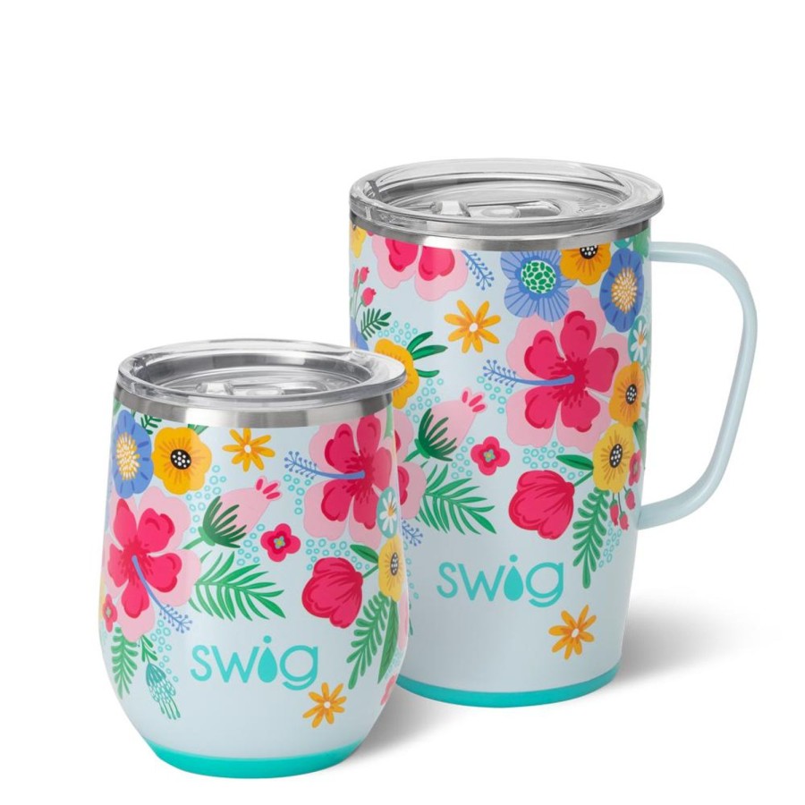 Swig Life Island Bloom Am+Pm Set | Gift Sets