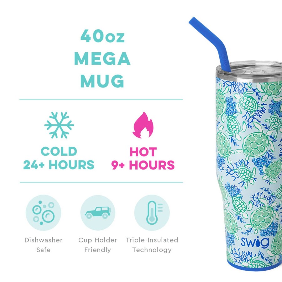 Swig Life Shell Yeah Mega Mug (40Oz) | Mega Mugs