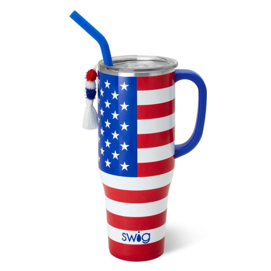 Swig Life All American Mega Mug (40Oz) | Travel Mugs