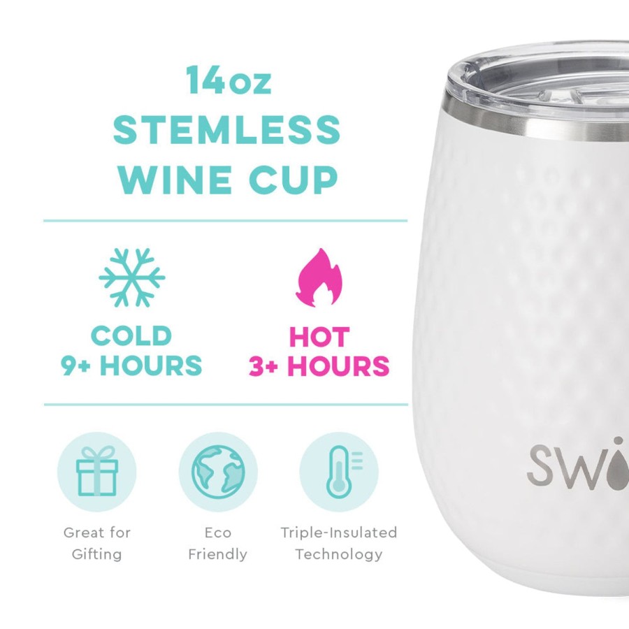 Swig Life Golf Stemless Wine Cup (14Oz) | Wine + Cocktails