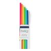 Swig Life Rainbow Reusable Straw Set | Lids, Straws + More