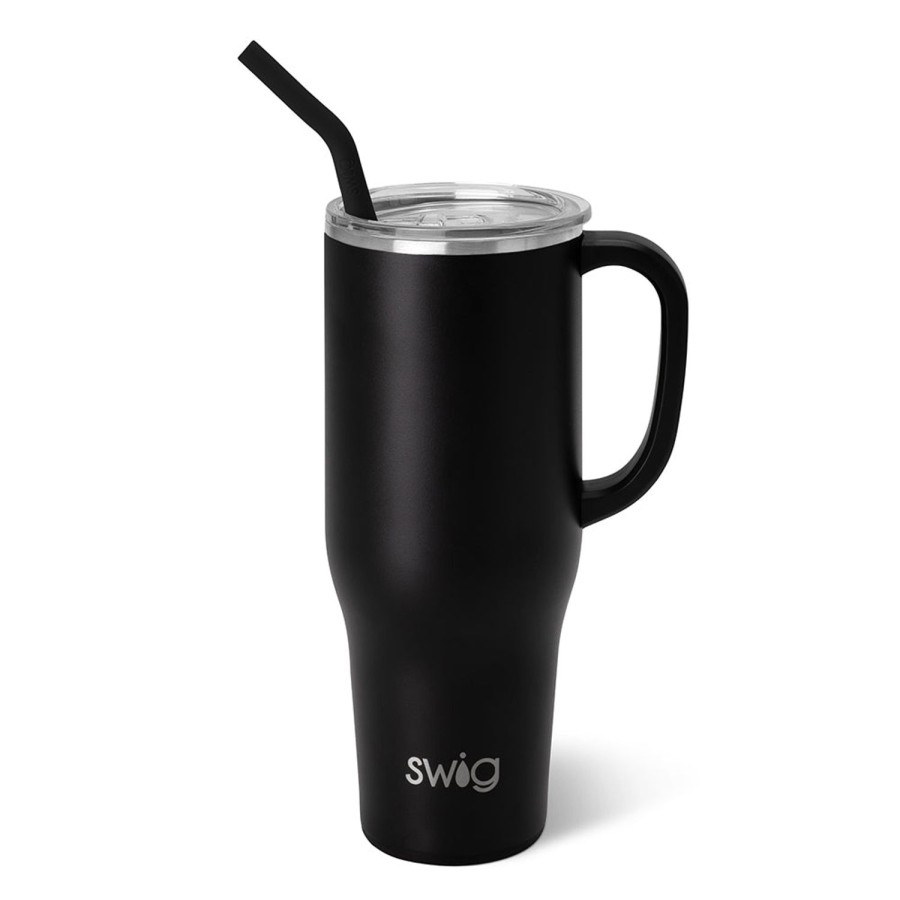 Swig Life Black Mega Mug (40Oz) | Mega Mugs