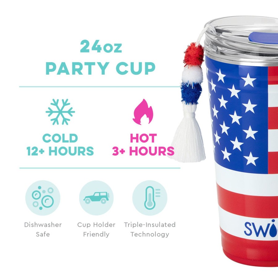 Swig Life All American Party Cup (24Oz) | Tumblers