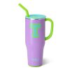 Swig Life Ultra Violet Initial T Mega Mug (40Oz) | Travel Mugs