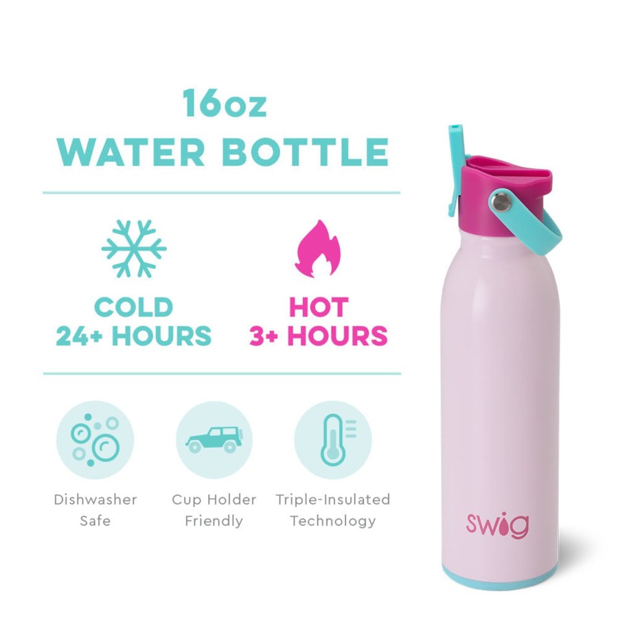 Swig Life Cotton Candy Flip + Sip Bottle (16Oz) | Water Bottles