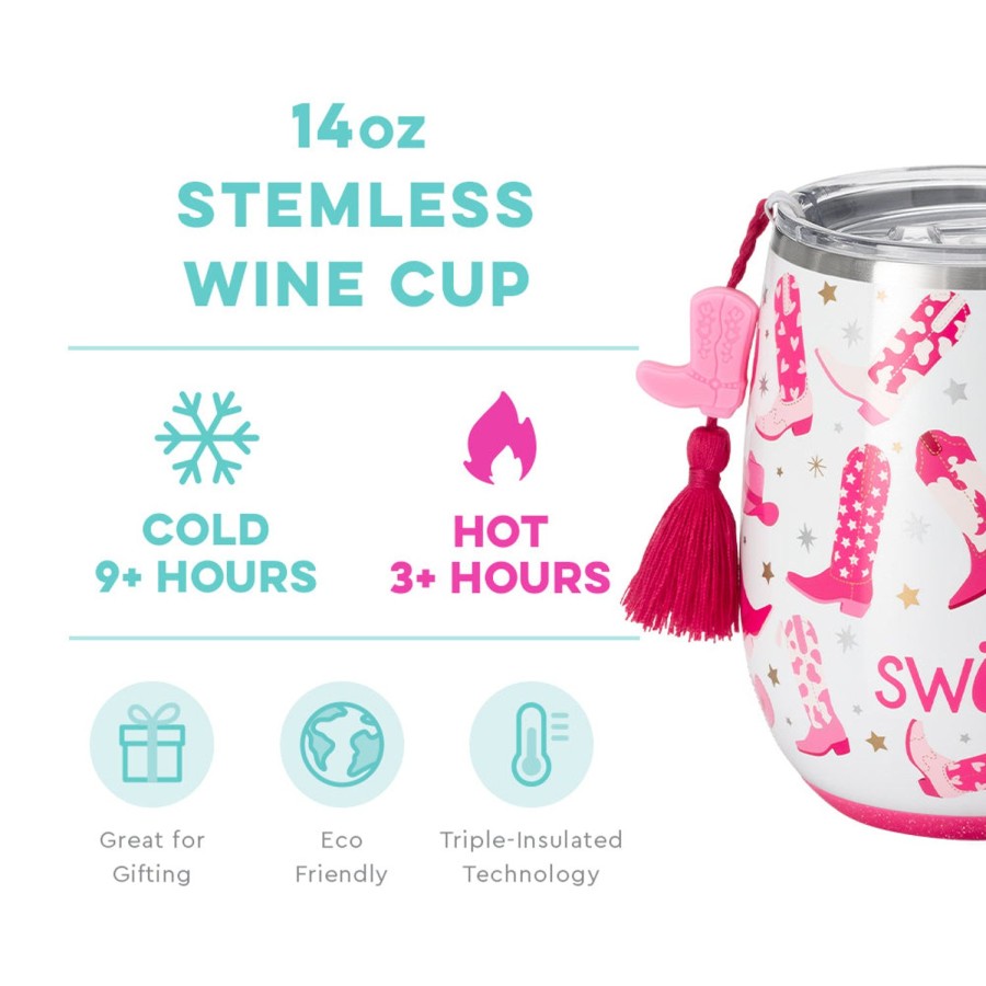 Swig Life Let'S Go Girls Stemless Wine Cup (14Oz) | Wine + Cocktails