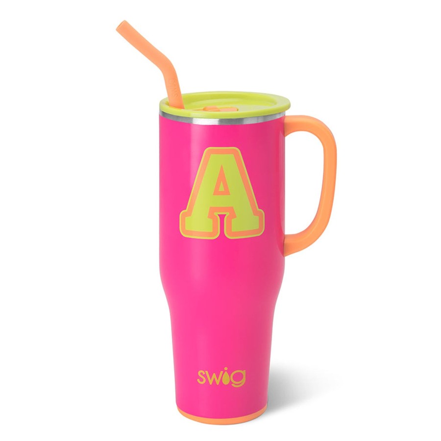 Swig Life Tutti Frutti Initial A Mega Mug (40Oz) | Travel Mugs