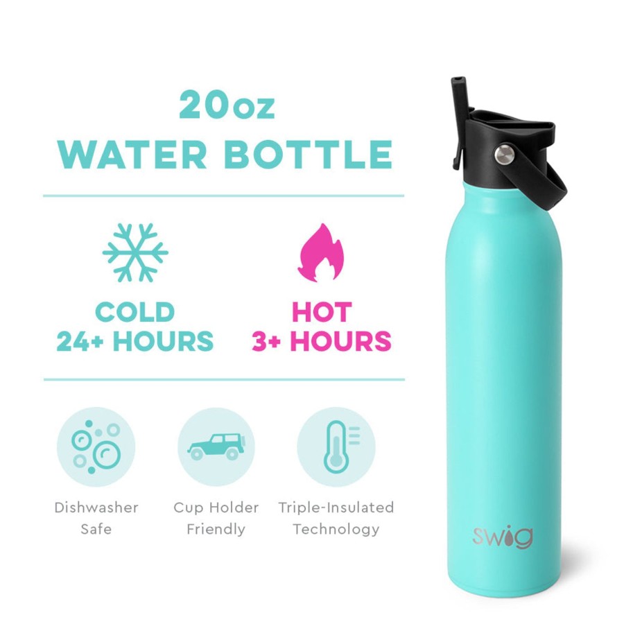 Swig Life Aqua Flip + Sip Bottle (20Oz) | Water Bottles