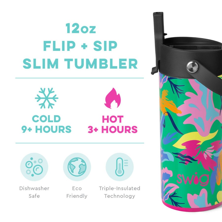 Swig Life Paradise Flip + Sip Slim Tumbler (12Oz) | Tumblers