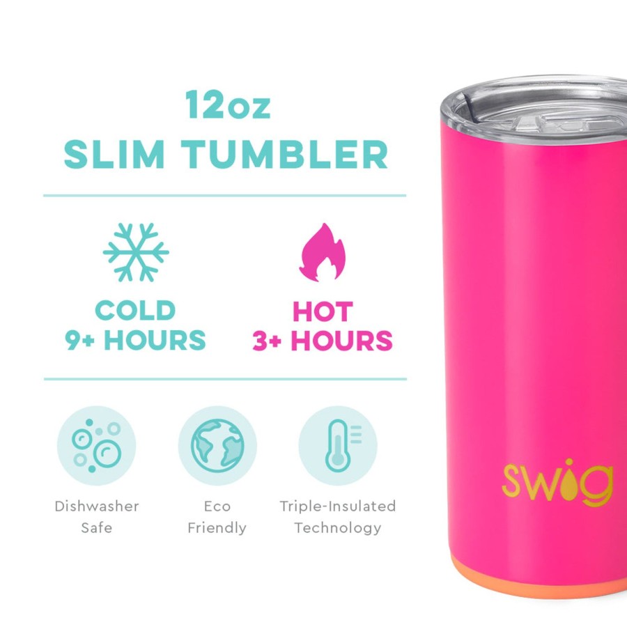 Swig Life Tutti Frutti Slim Tumbler (12Oz) | Tumblers