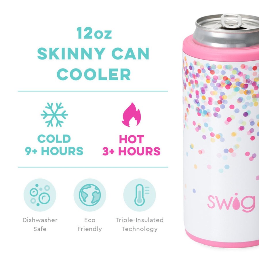 Swig Life Confetti Skinny Can Cooler (12Oz) | Wine + Cocktails