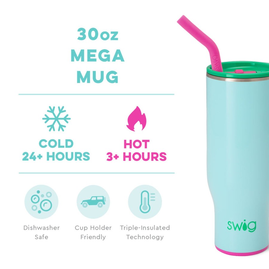 Swig Life Prep Rally Mega Mug (30Oz) | Tumblers