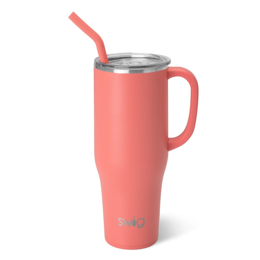 Swig Life Coral Mega Mug (40Oz) | Mega Mugs