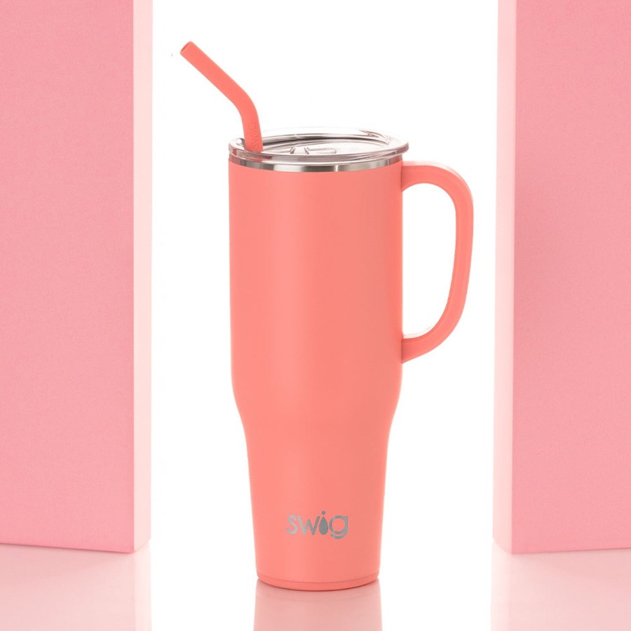 Swig Life Coral Mega Mug (40Oz) | Mega Mugs