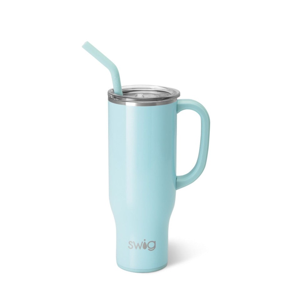 Swig Life Shimmer Aquamarine Mega Mug (30Oz) | Mega Mugs