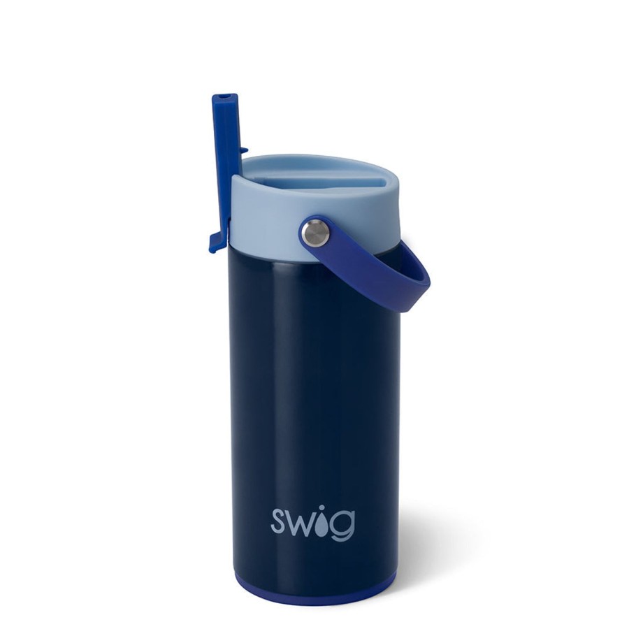 Swig Life Blue Tide Flip + Sip Slim Tumbler (12Oz) | Water Bottles