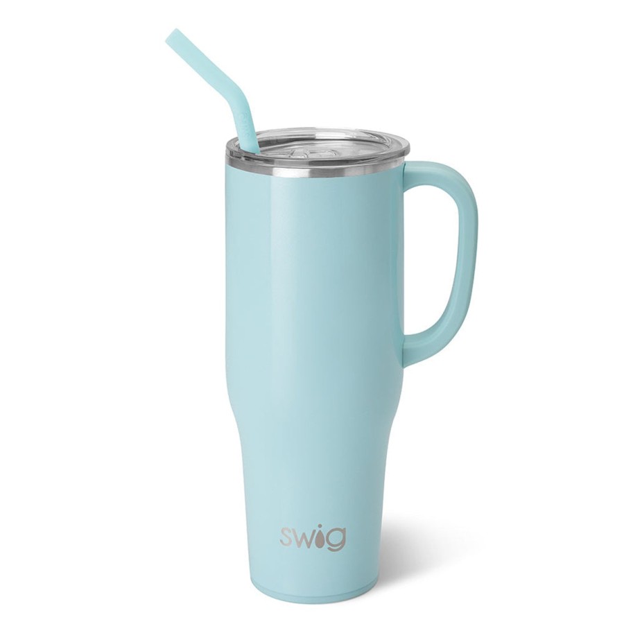 Swig Life Shimmer Aquamarine Mega Mug (40Oz) | Mega Mugs