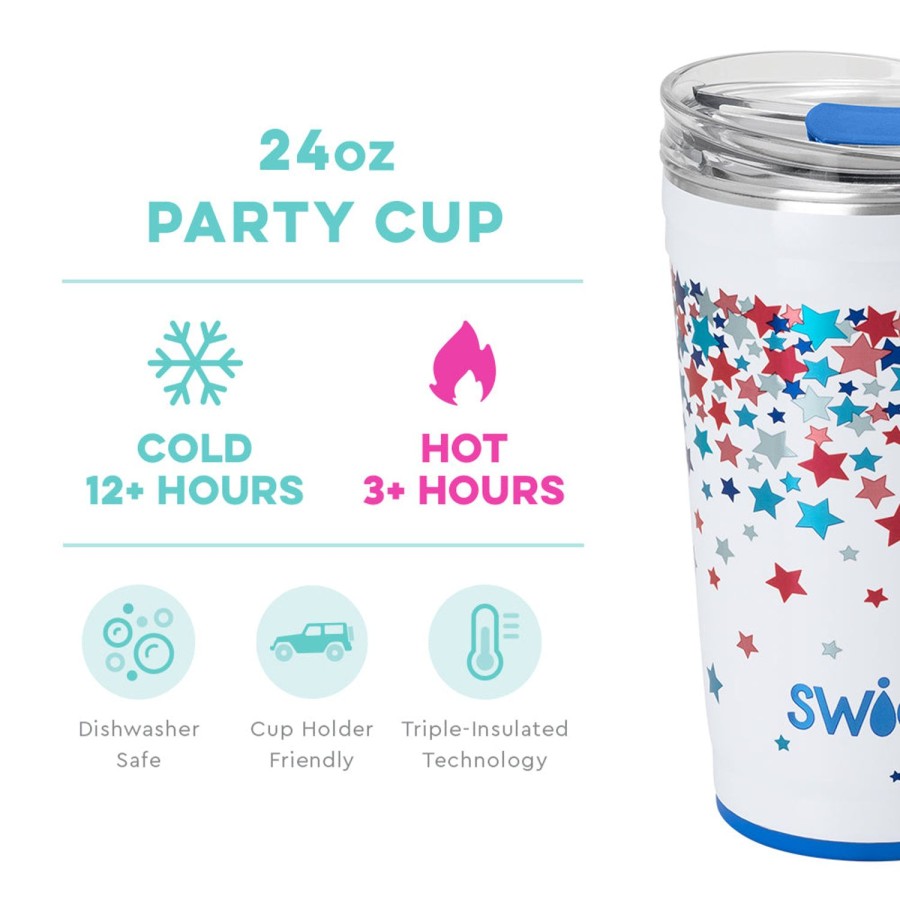 Swig Life Star Spangled Party Cup (24Oz) | Tumblers