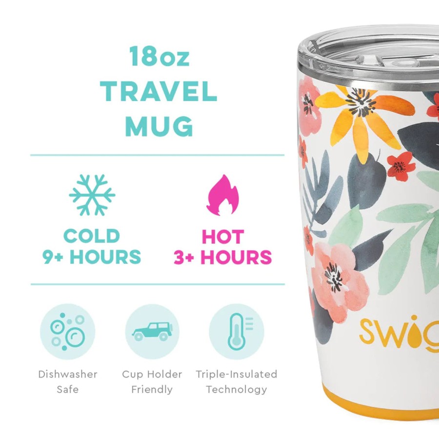 Swig Life Honey Meadow Travel Mug (18Oz) | Travel Mugs