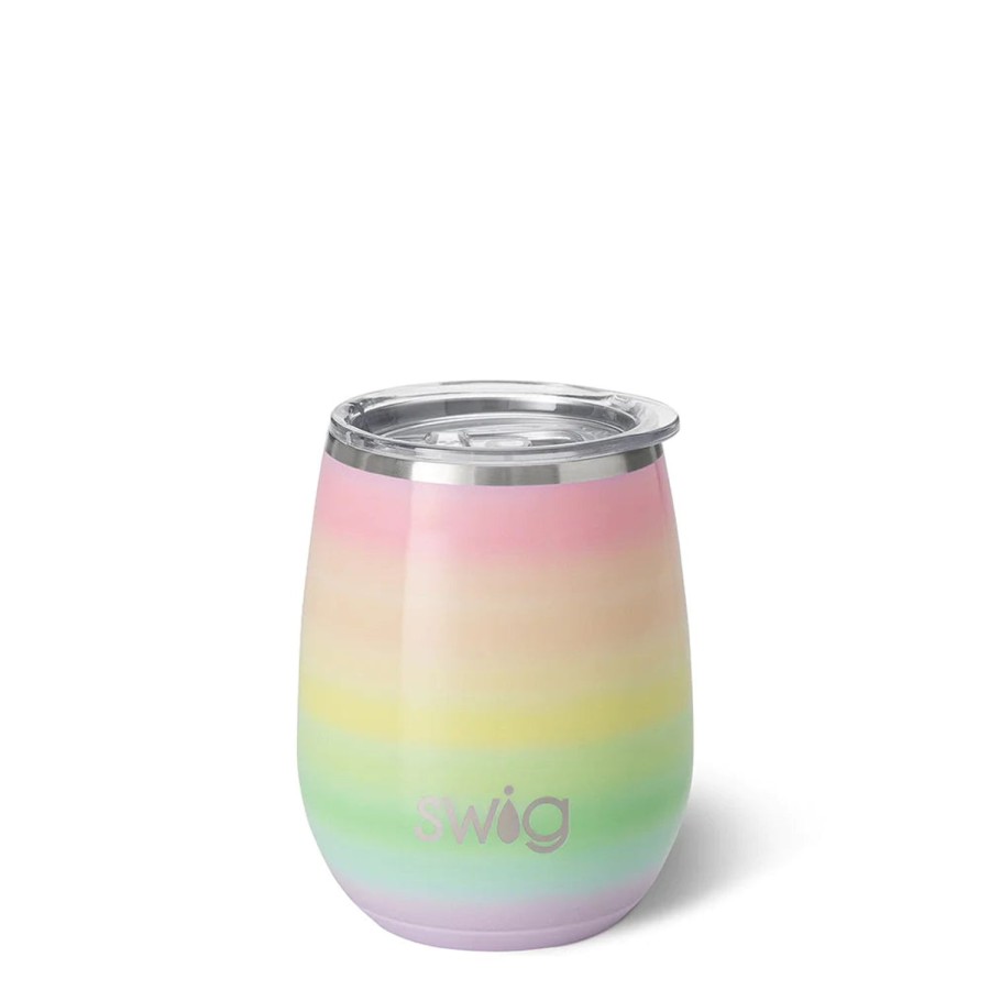 Swig Life Over The Rainbow Stemless Wine Cup (14Oz) | Wine + Cocktails