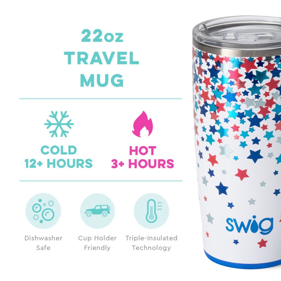 Swig Life Star Spangled Travel Mug (22Oz) | Travel Mugs