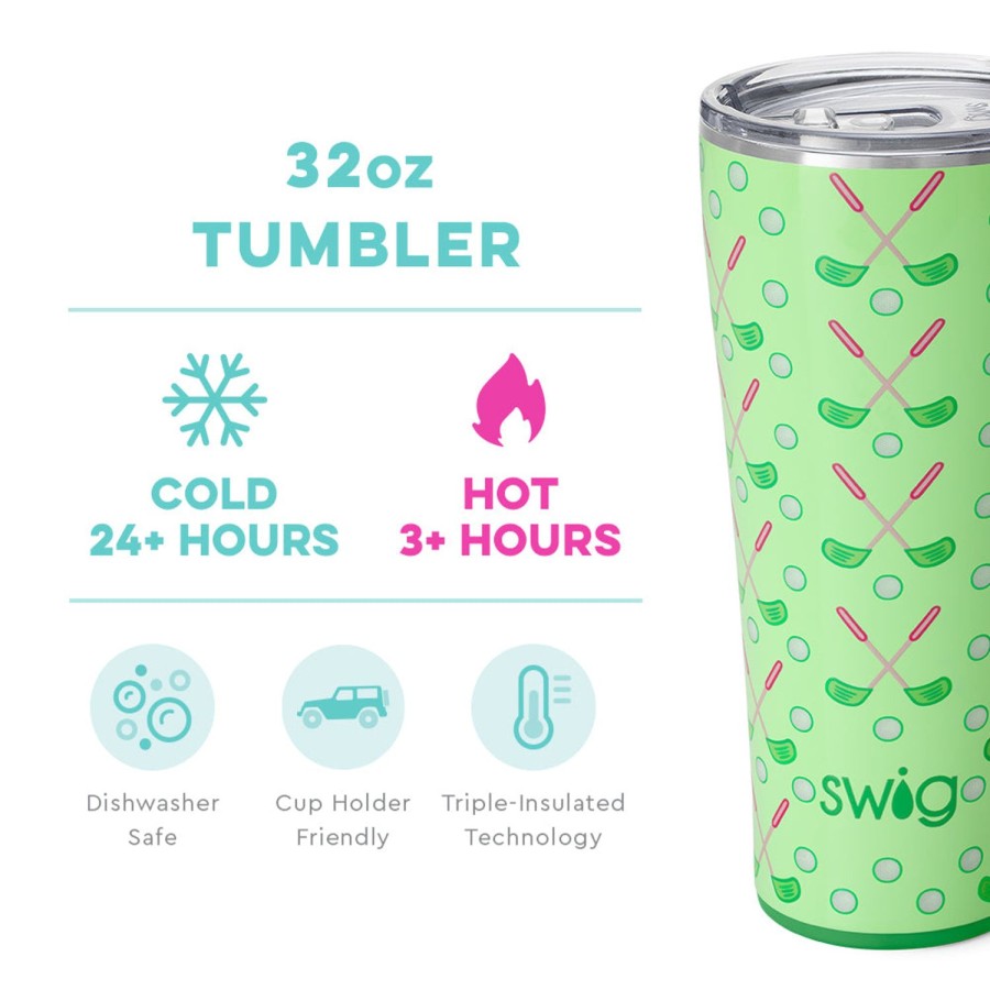 Swig Life Tee Time Tumbler (32Oz) | Tumblers