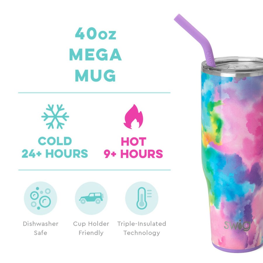 Swig Life Cloud Nine Mega Mug (40Oz) | Travel Mugs