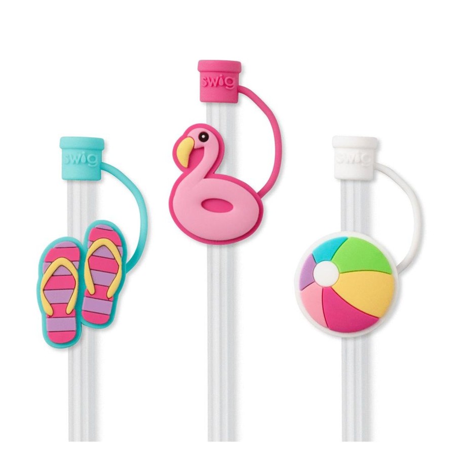 Swig Life Pool Straw Topper Set | Lids, Straws + More