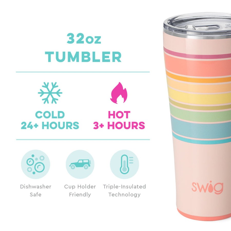 Swig Life Good Vibrations Tumbler (32Oz) | Tumblers