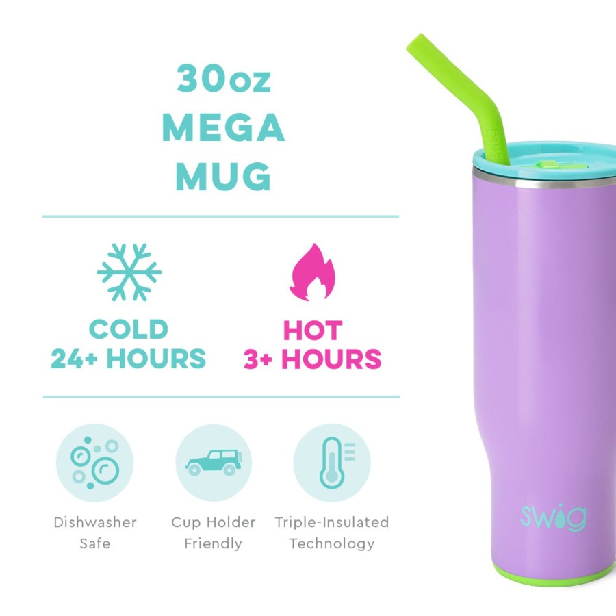 Swig Life Ultra Violet Mega Mug (30Oz) | Mega Mugs