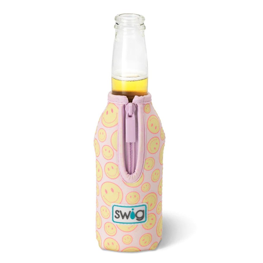 Swig Life Oh Happy Day Bottle Coolie | Drink Coolies