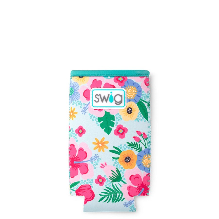 Swig Life Island Bloom Slim Can Coolie | Drink Coolies