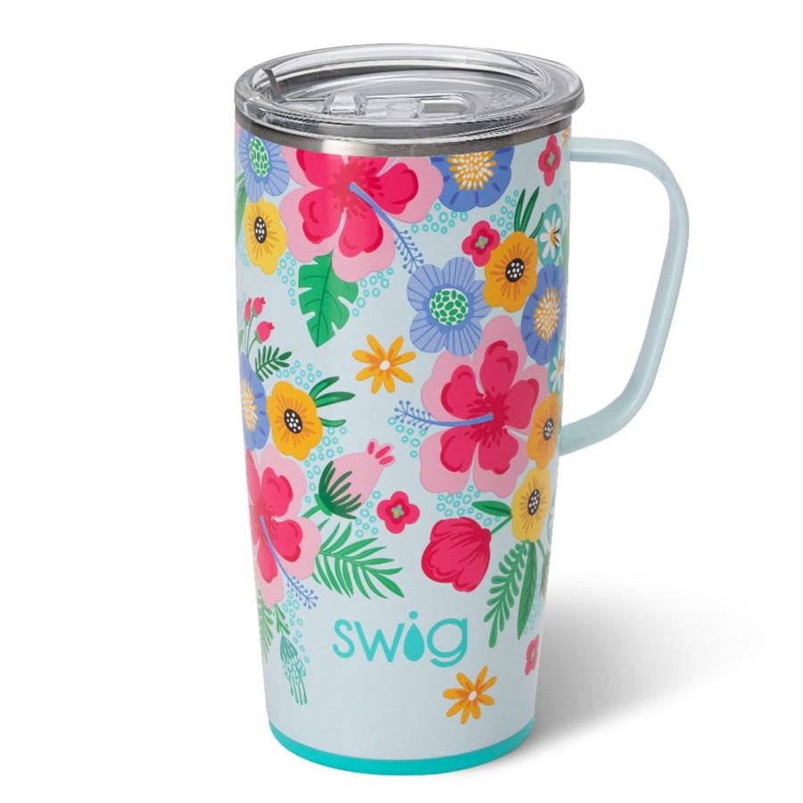 Swig Life Island Bloom Travel Mug (22Oz) | Travel Mugs