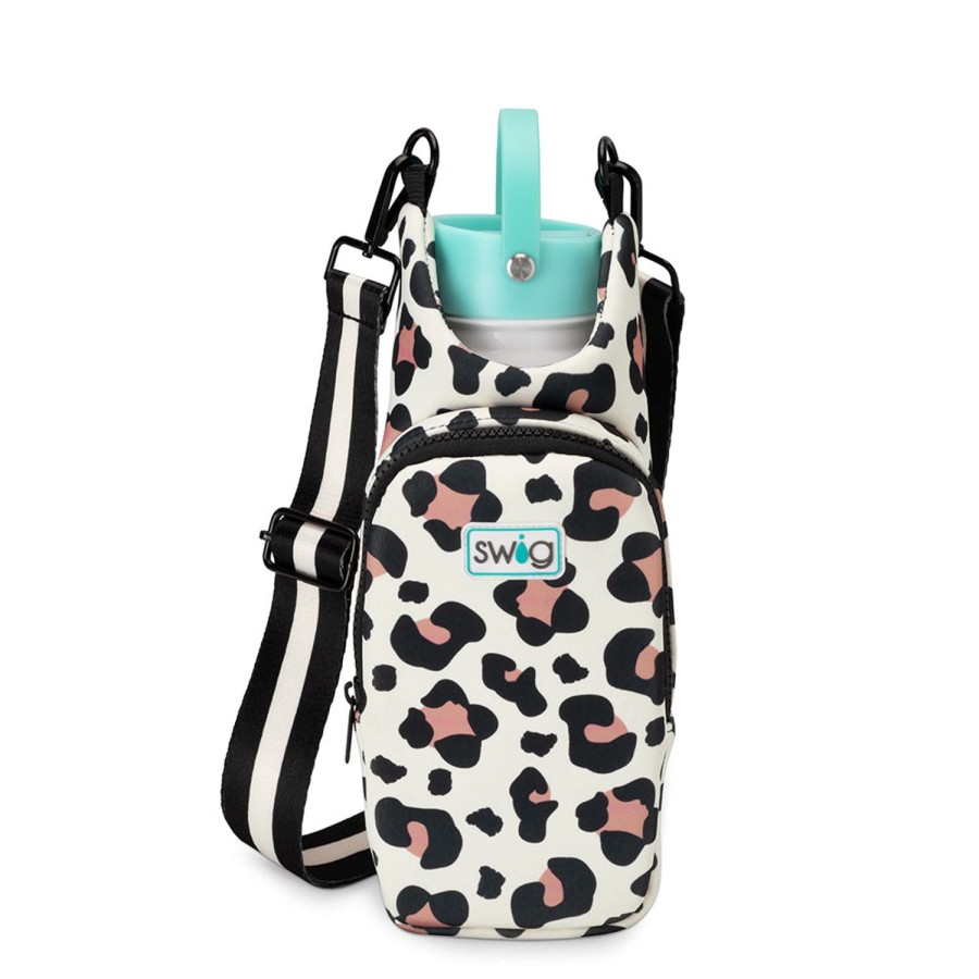 Swig Life Luxy Leopard Water Bottle Sling | Drinking Buddies