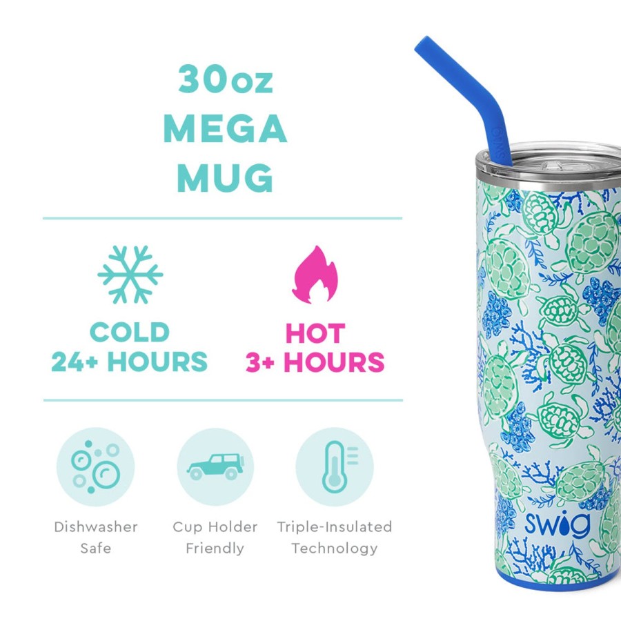 Swig Life Shell Yeah Mega Mug (30Oz) | Tumblers