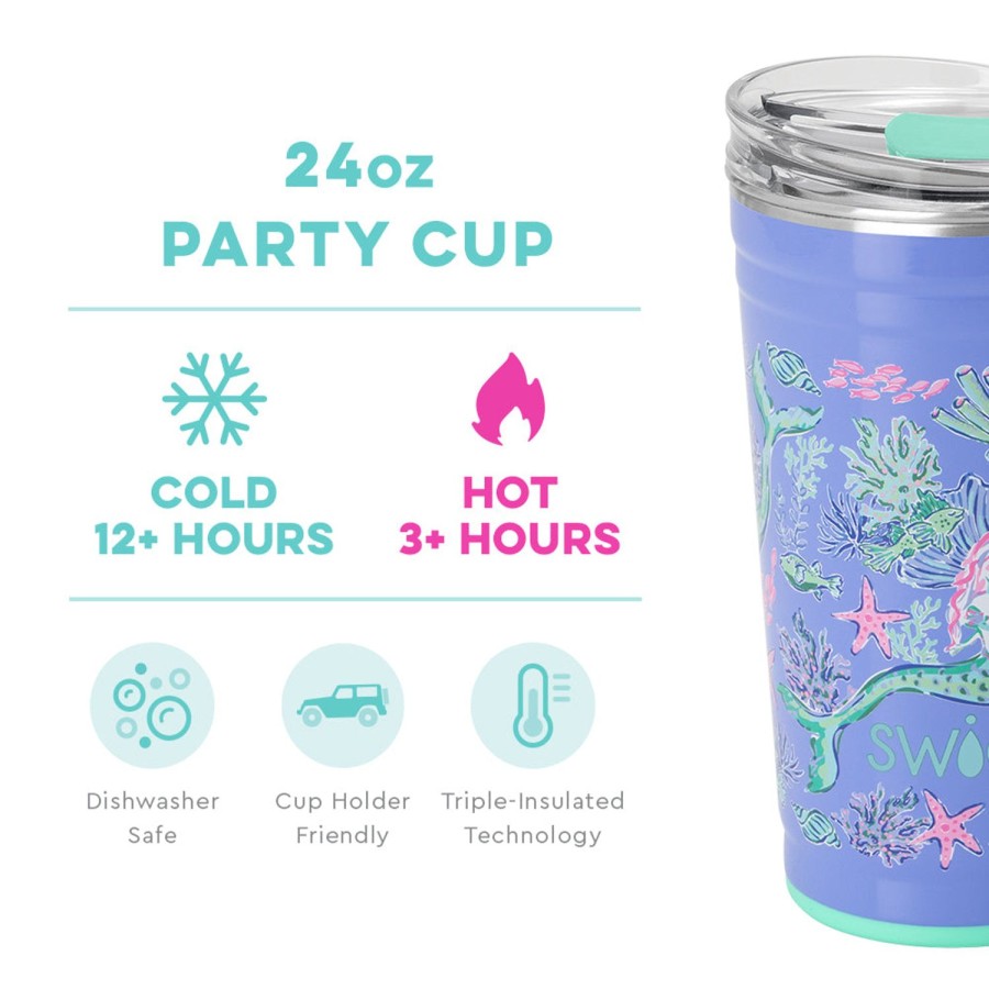 Swig Life Under The Sea Party Cup (24Oz) | Tumblers