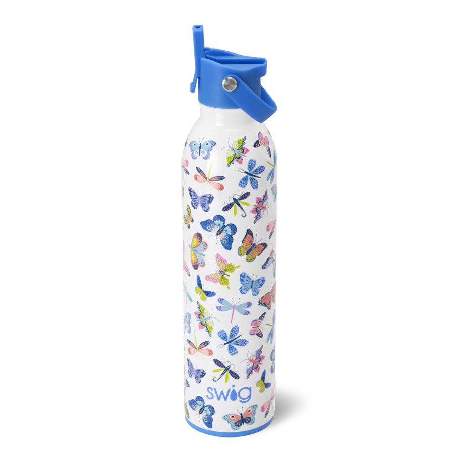 Swig Life Butterfly Bliss Flip + Sip Bottle (26Oz) | Water Bottles