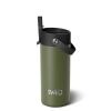 Swig Life Olive Flip + Sip Slim Tumbler (12Oz) | Water Bottles