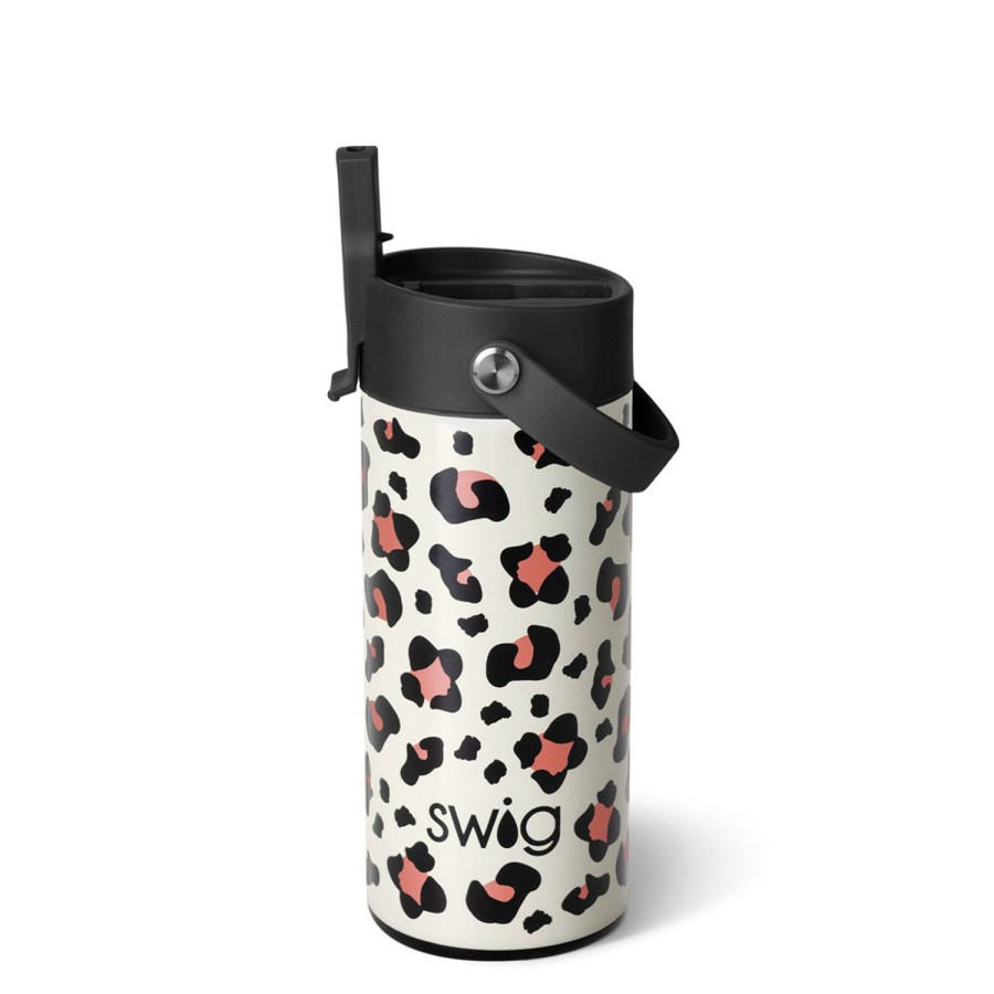 Swig Life Luxy Leopard Flip + Sip Slim Tumbler (12Oz) | Water Bottles