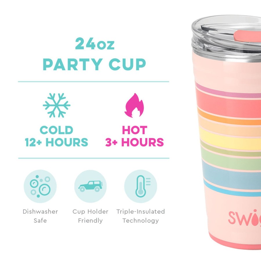 Swig Life Good Vibrations Party Cup (24Oz) | Tumblers