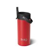 Swig Life Red Flip + Sip Slim Tumbler (12Oz) | Water Bottles