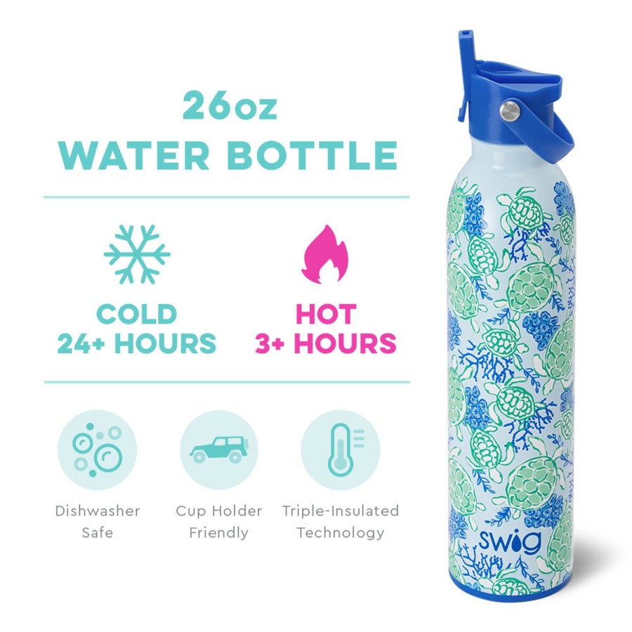 Swig Life Shell Yeah Flip + Sip Bottle (26Oz) | Water Bottles